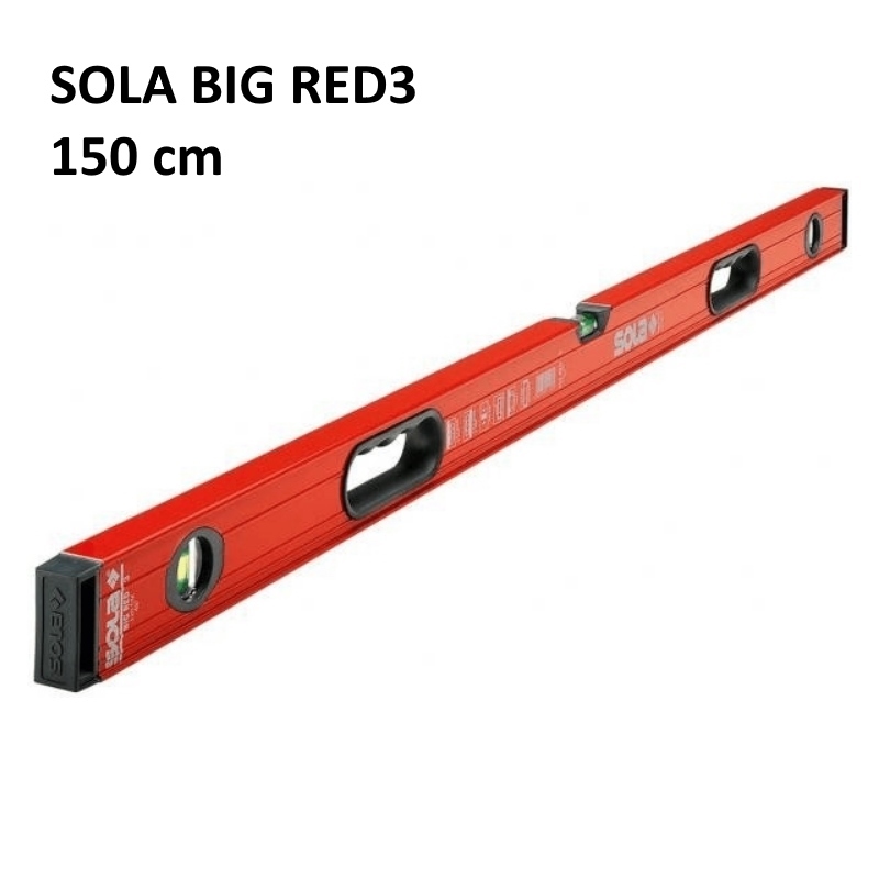 Poziomica aluminiowa SOLA BIG RED 3 długość 150 cm 1219501