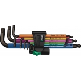 WERA klucze Hex-Plus Multicolour 950/9 imbus 9 sztuk