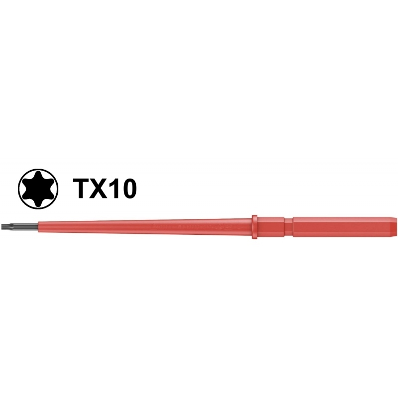 WERA trzpień wymienny Torx TX10 x 154 mm VDE 67 i Kraftform Kompakt 05003431001