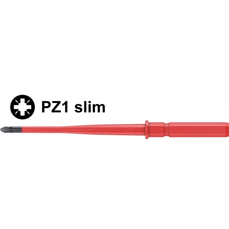 WERA trzpień wymienny Slim PZ1 x154 mm VDE 65 iS Kraftform Kompakt 05003455001