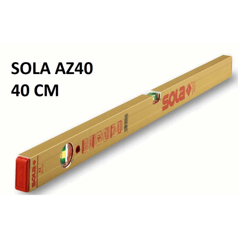 Poziomica aluminiowa SOLA AZ40 Anodowana długość 40 cm