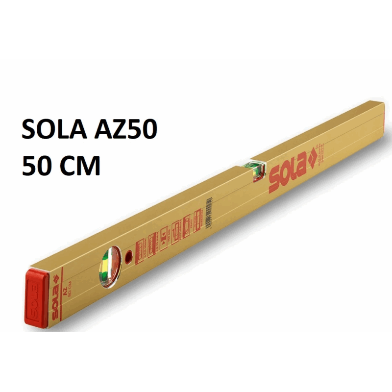 Poziomica aluminiowa SOLA AZ50 Anodowana długość 50 cm 1160701