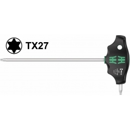 Wkrętak torx TX 27 z rękojeścią T WERA Hex-Plus 467 HF 05023377001