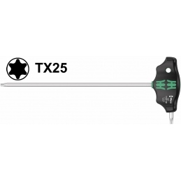 Wkrętak torx TX 25 z rękojeścią T WERA Hex-Plus 467 HF 05023376001