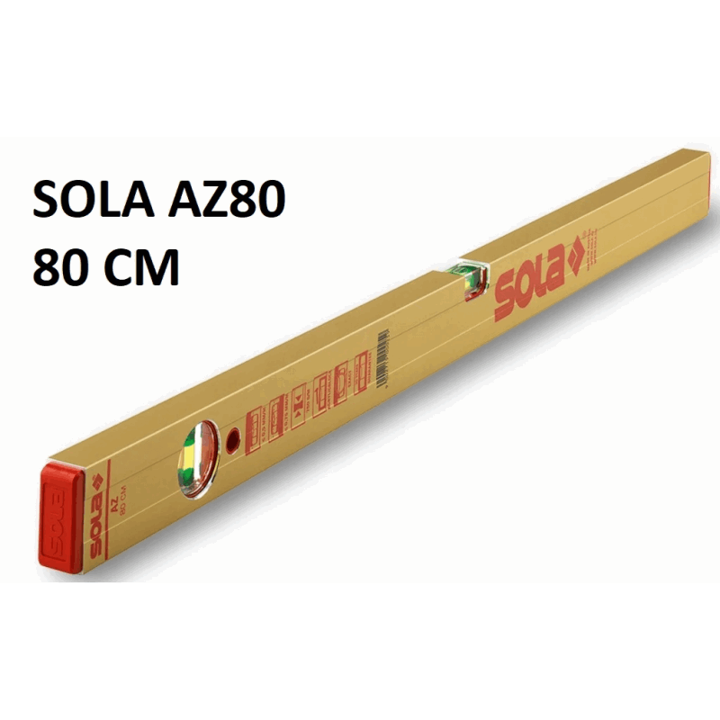 Poziomica aluminiowa SOLA AZ80 Anodowana długość 80 cm 1161101