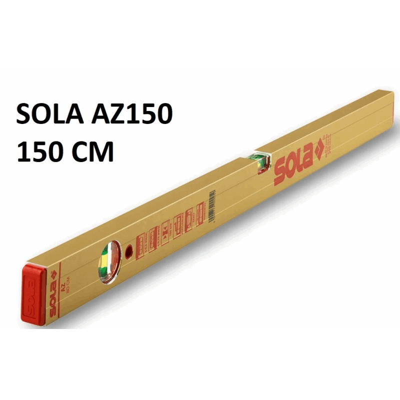 Poziomica aluminiowa SOLA AZ150 Anodowana długość 150 cm 1161501