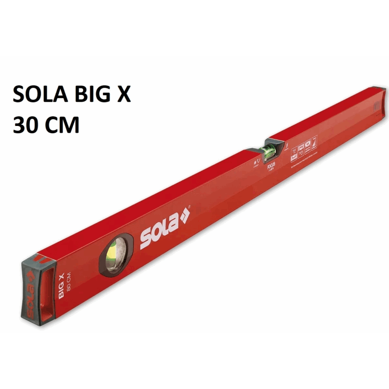 Poziomica aluminiowa SOLA BIG X Epoksydowana długość 30 cm 1370301