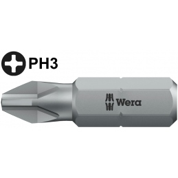 Wera bit PH3 Phillips 25 mm 851/1 Z 05072074001