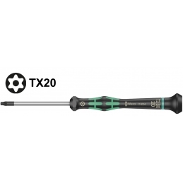 Wera wkrętak precyzyjny TX20 BO x 60 mm Kraftform Torx Micro 05118054001