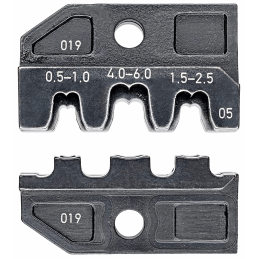 Knipex 97 49 05 wkładka zaciskowa do nieizolowanych otwartych złączy 4,8 + 6,3 mm