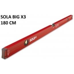 Poziomica aluminiowa SOLA BIG X3 Epoksydowana długość 180 cm