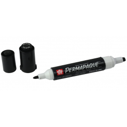 Marker Permapaque Dual Point czarny 6 sztuk Sakura BLXZPKTN1A