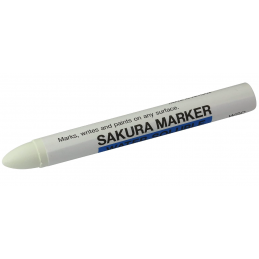 Marker Water Soluble biały do znakowania opon 6 sztuk Sakura BLWSC1A