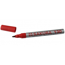 Marker Pen-Touch 130 czerwony 6 sztuk Sakura BL130SAK1B