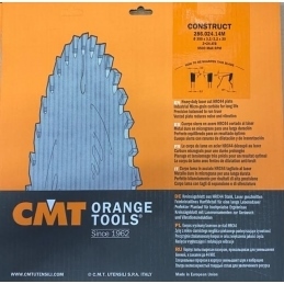 CMT Tarcza do drewna budowlanego 350 x 30 mm 24 zęby